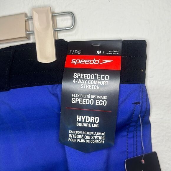 NWT‎ Speedo Mens Blue Onshore Tide Bondi Basin Boardshort 20" Size Medium - Picture 2 of 9